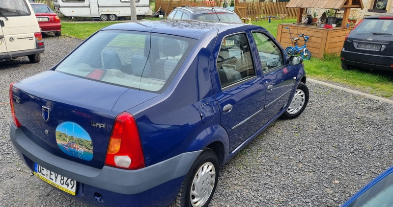 Dacia Logan cena 6300 przebieg: 136700, rok produkcji 2006 z Zelów małe 191